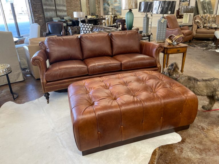 McKinley Leather Grimsby Sofa Kirksey Brothers Furniture